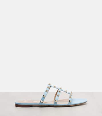 Sandalen Rockstud aus Leder | Valentino Garavani
