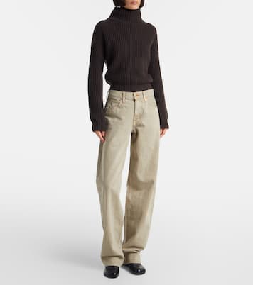 Tess high-rise wide-leg jeans | Slvrlake