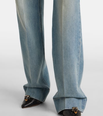 Low-rise wide-leg jeans | Valentino