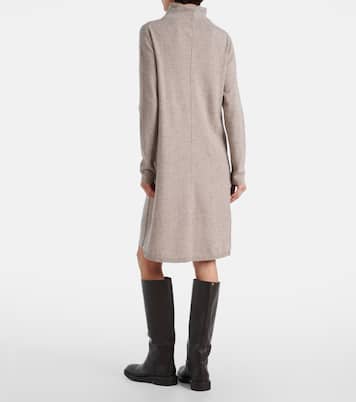 Knitted wool and cashmere midi dress | Jardin des Orangers
