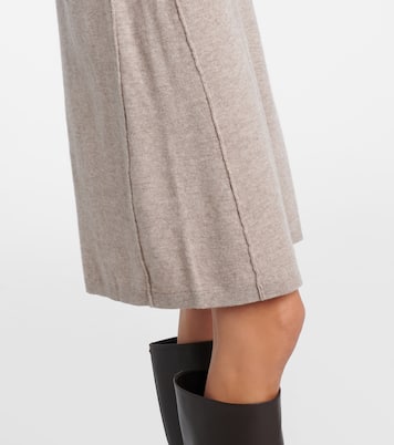 Knitted wool and cashmere midi dress | Jardin des Orangers