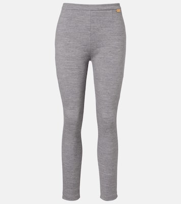 Wool and cotton-blend leggings | Balmain