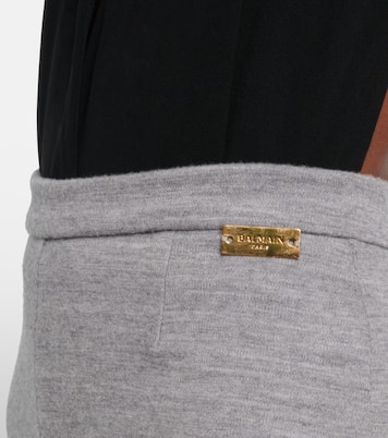 Wool and cotton-blend leggings | Balmain
