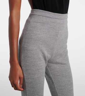 Wool and cotton-blend leggings | Balmain