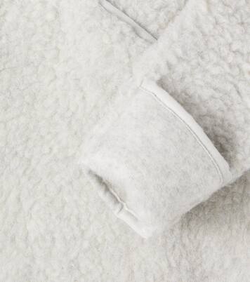 Bébé – Grenouillère en laine à capuche | Binibamba