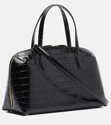 Lounge Medium croc-effect leather tote bag | Toteme