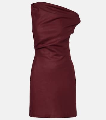 Suis draped linen minidress  | Faithfull