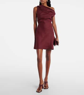 Suis draped linen minidress  | Faithfull