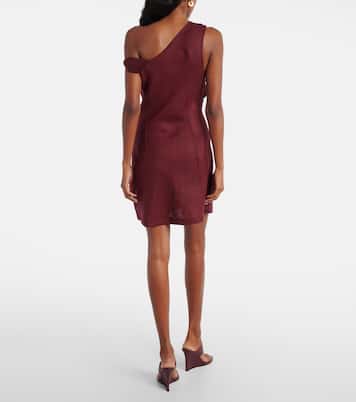 Suis draped linen minidress  | Faithfull