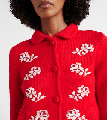 Verzierter Cardigan aus Wolle | Shushu/Tong