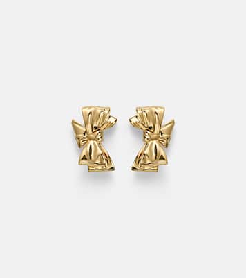 Bow Small gold-plated earrings | Jennifer Fisher