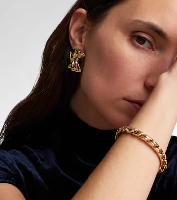 Bow Small gold-plated earrings | Jennifer Fisher