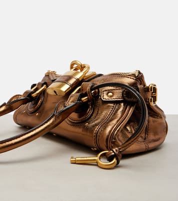 Paddington metallic leather shoulder bag | Chloé