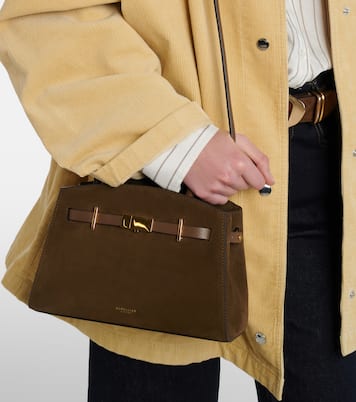 Hudson 스몰 스웨이드 탑 핸들 백 | DeMellier