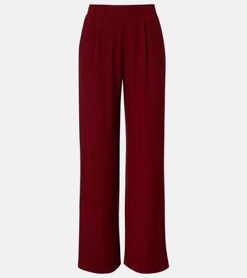 Lauren pleated jersey wide-leg pants | Leset