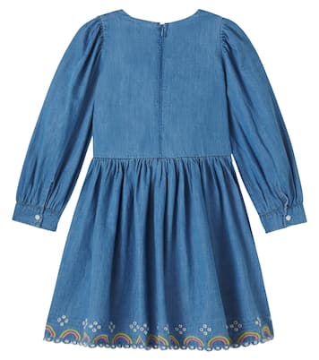 Cherinne broderie anglaise denim dress | Molo