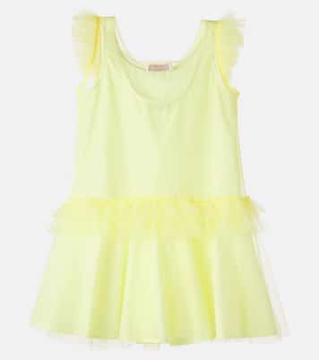 Ruffled tulle dress | Monnalisa