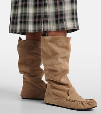 Suede knee-high boots | Acne Studios