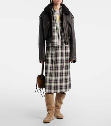 Suede knee-high boots | Acne Studios