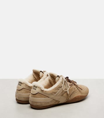 Zapatillas Gymnasium de ante con borrego | Miu Miu