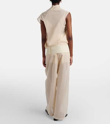 Weite Hose Ferito aus Baumwoll-Voile | Sportmax