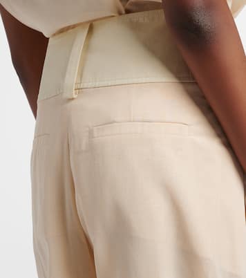 Weite Hose Ferito aus Baumwoll-Voile | Sportmax