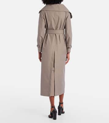 Pancia cotton gabardine trench coat | Max Mara