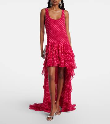 Truut ruffled chiffon midi dress | Rotate