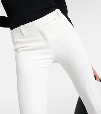 Pantaloni flared in crêpe | McQueen