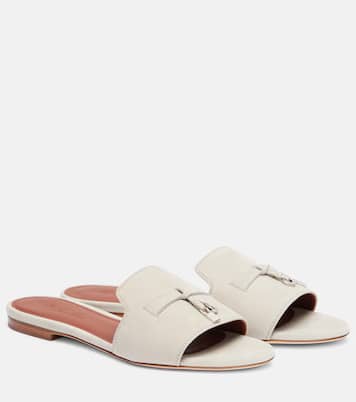 Summer Charms suede slides | Loro Piana