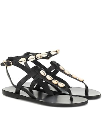 Sandales Estia en cuir à ornements | Ancient Greek Sandals