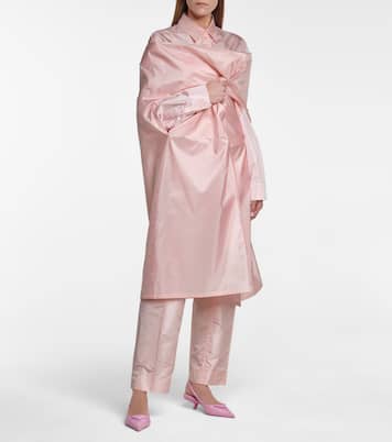 Mantella in taffetà di seta | Prada