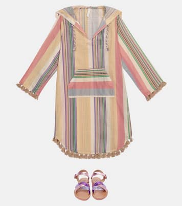 Mae striped cotton dress | Zimmermann Kids