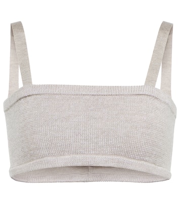 Wool, silk and cashmere bralette | Magda Butrym