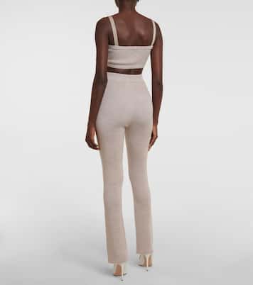 Wool, silk and cashmere bralette | Magda Butrym