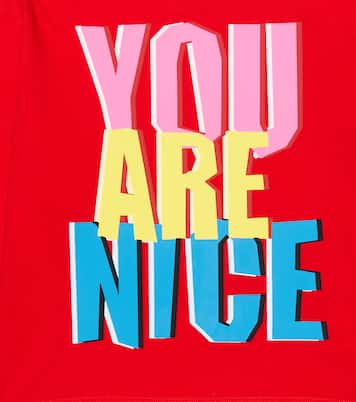 T-shirt in jersey di cotone con stampa | Stella McCartney Kids