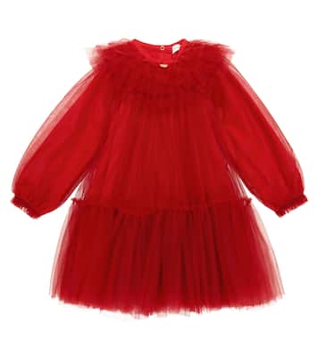 Kleid aus Tüll | Monnalisa