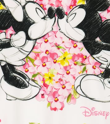 x Disney® printed satin dress | Monnalisa