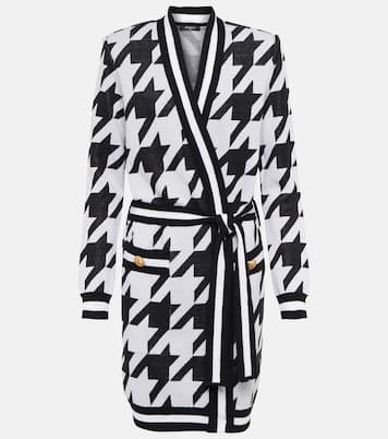 Cárdigan de pata de gallo | Balmain