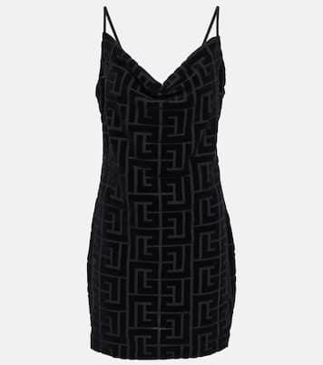 Minikleid Monogram aus Baumwolle | Balmain