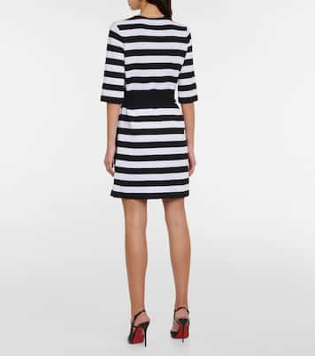 Striped wrap minidress | Ferragamo