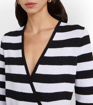 Striped wrap minidress | Ferragamo