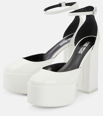 Dalilah platform leather pumps | Paris Texas