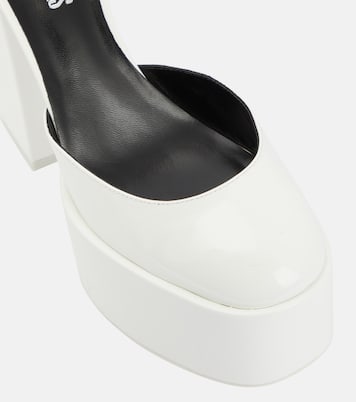 Dalilah platform leather pumps | Paris Texas