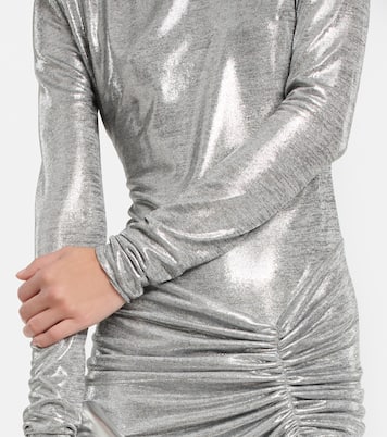 Abito midi in jersey metallizzato | Alexandre Vauthier