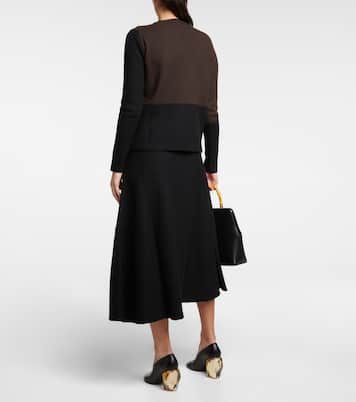 Jersey en intarsia de lana virgen | Jil Sander