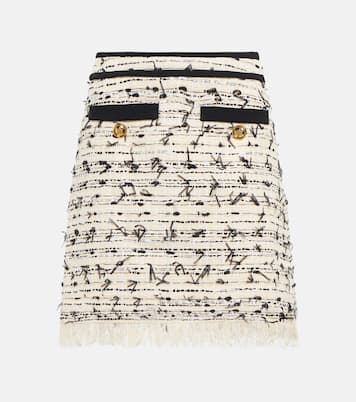 Minigonna in tweed con frange | Giambattista Valli