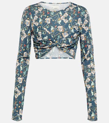 Top raccourci Jinea à fleurs | Isabel Marant