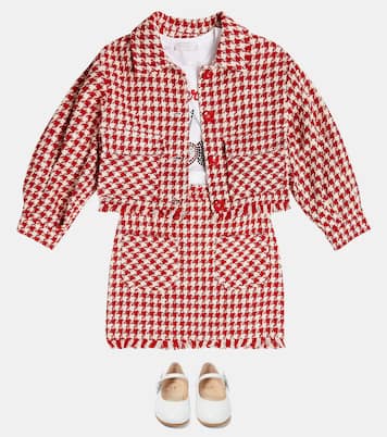 Gonna in tweed di misto cotone | Monnalisa