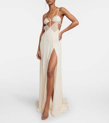 Robe de mariée en soie | Nensi Dojaka